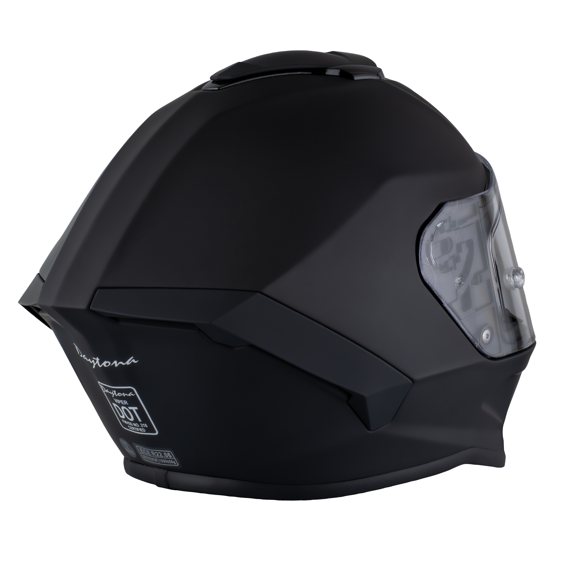 Daytona Viper Full Face Helmet | Dull Black