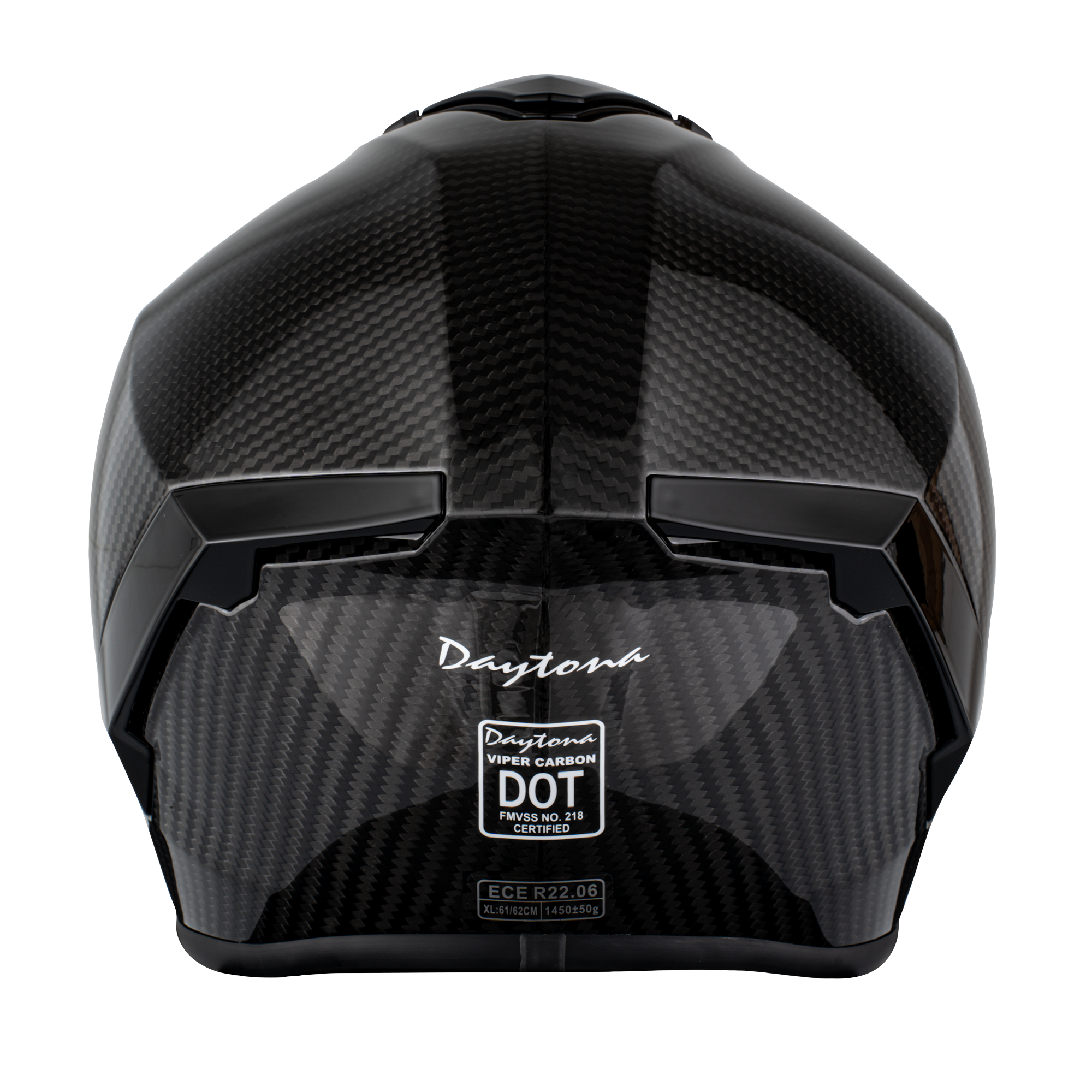 Daytona Viper Full Face Helmet | Grey Carbon Fiber