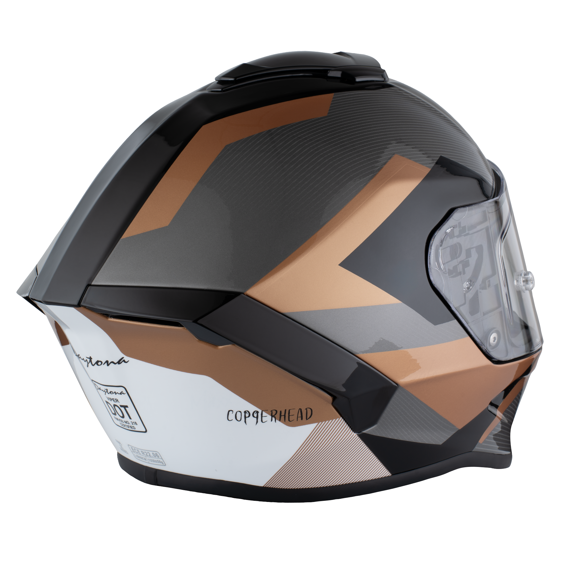 Daytona Viper Full Face Helmet | Copperhead Graphic