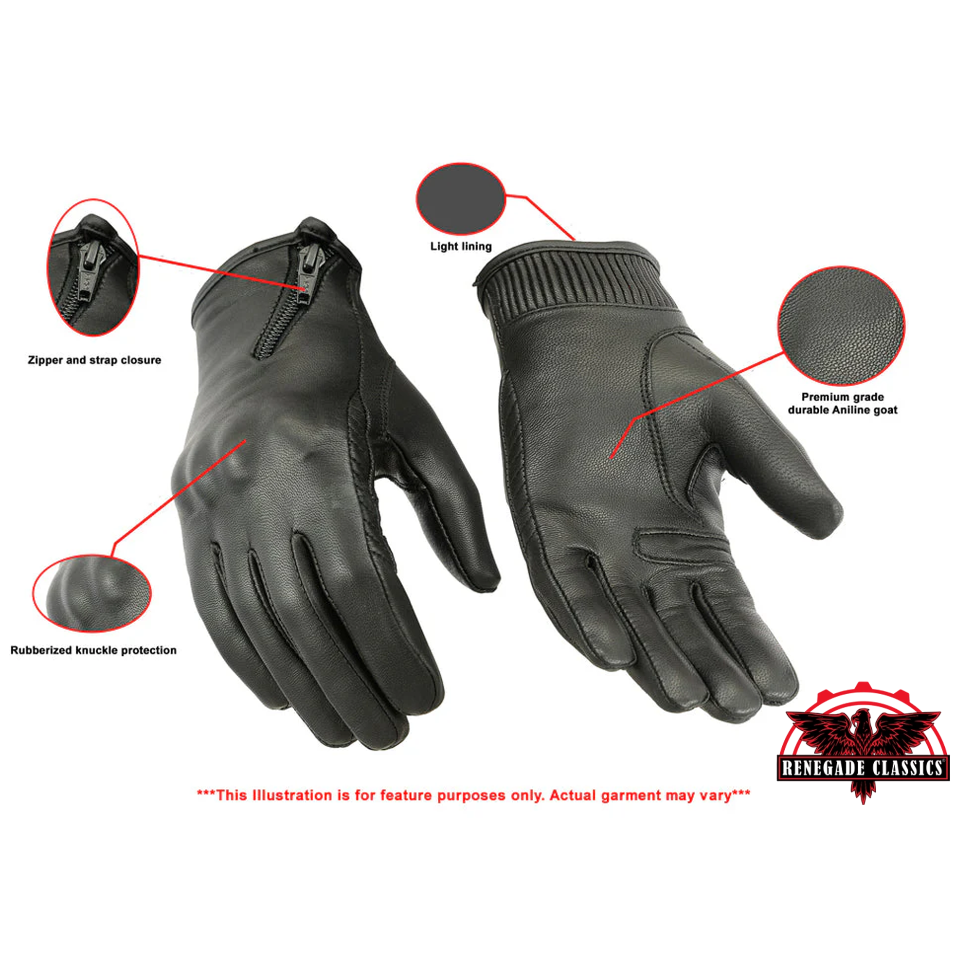 Women’s Premium Sporty Goat Skin Gloves