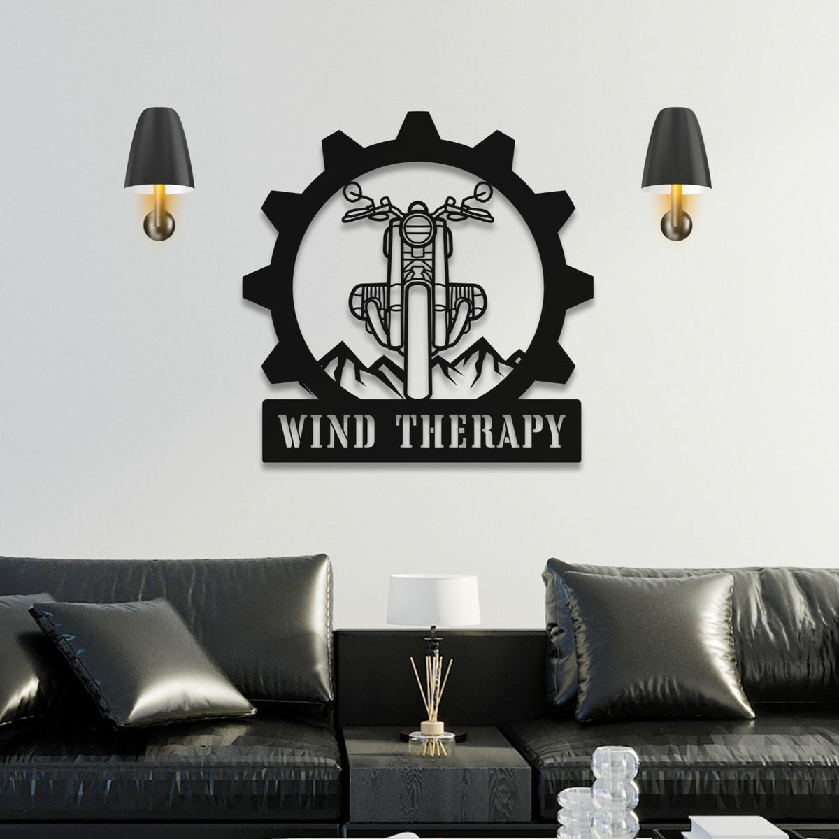 Motorcycle Metal Wall Art