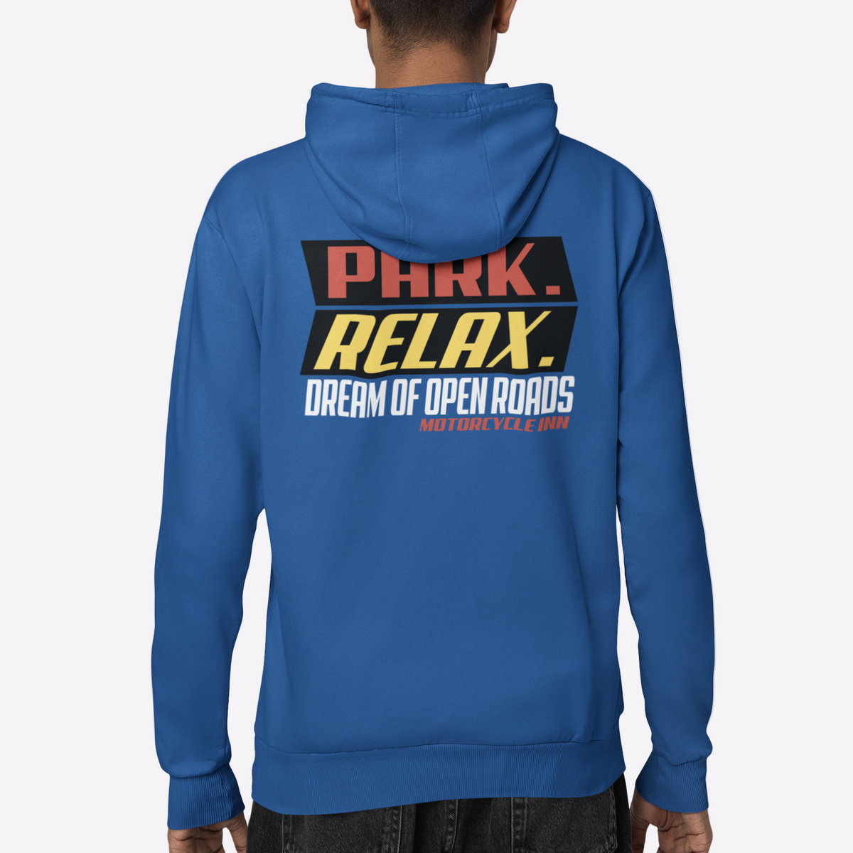 Motorcycle Inn Park Relax Dream Biker Pullover Hoodie