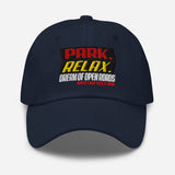Motorcycle Inn Ride Relax Dream Embroidered Dad Hat