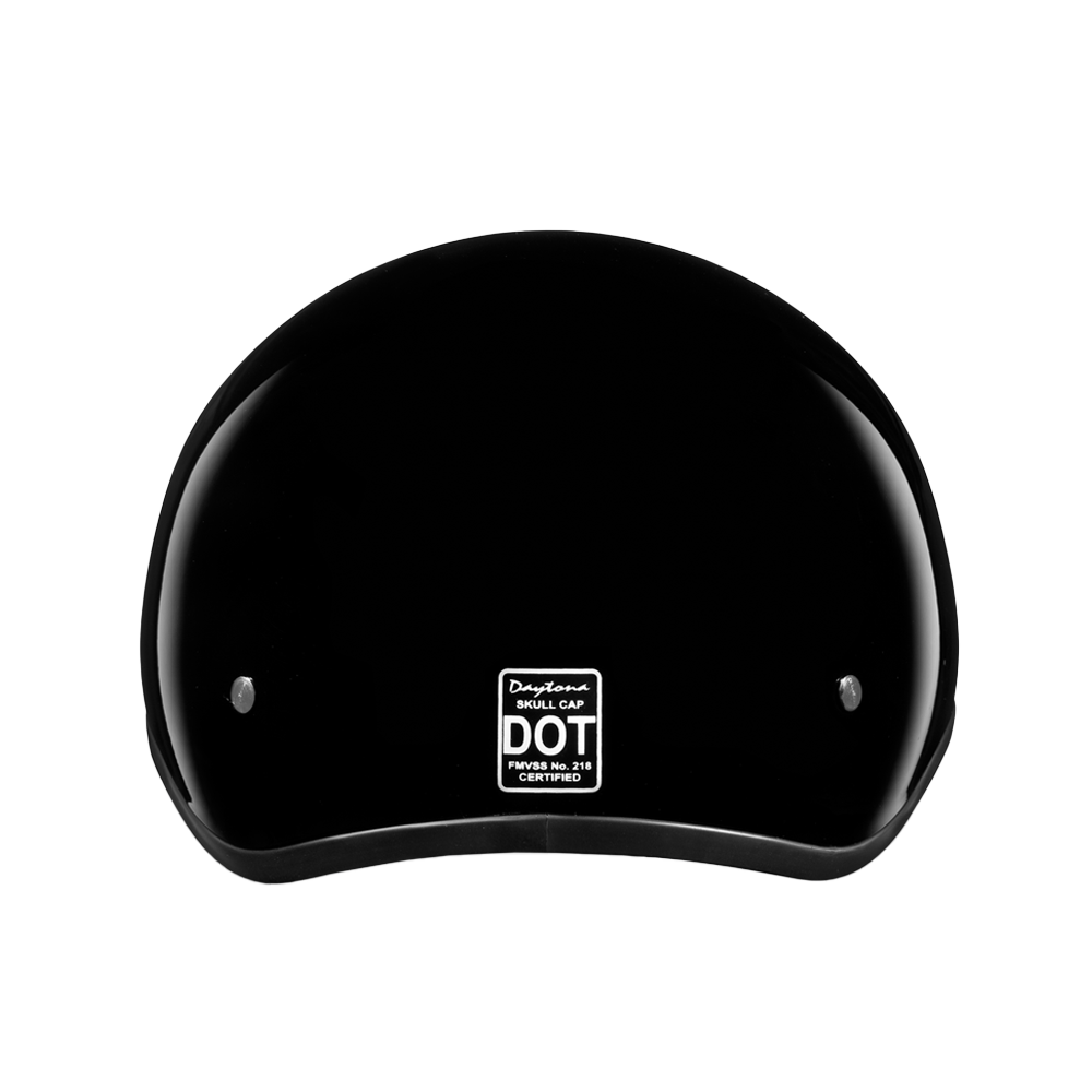 Motorcycle Beanie Style Half Helmet without Visor | Hi-Gloss Black