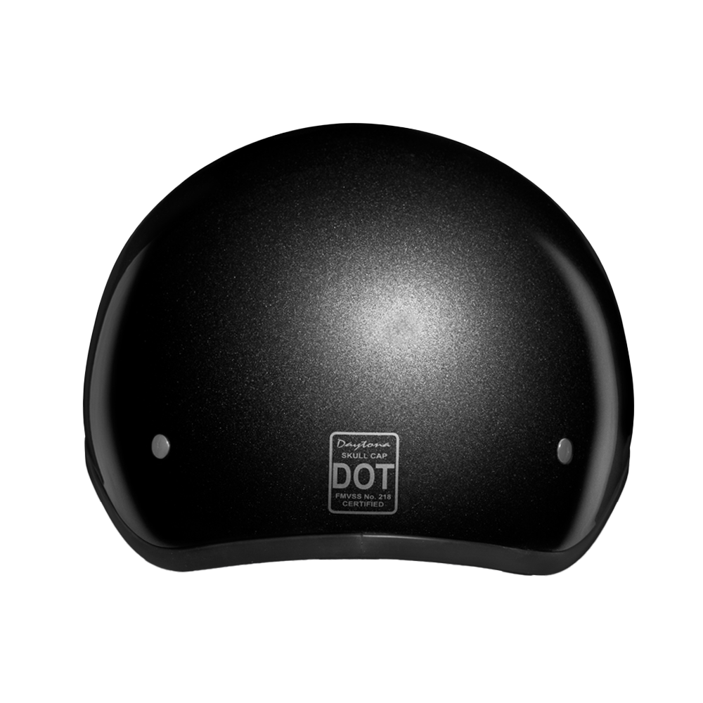 Motorcycle Beanie Style Half Helmet | Gun Metal Grey Metallic