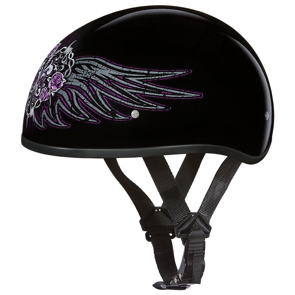 Motorcycle Graphic Half Face Helmet | Barbed Wire Heart