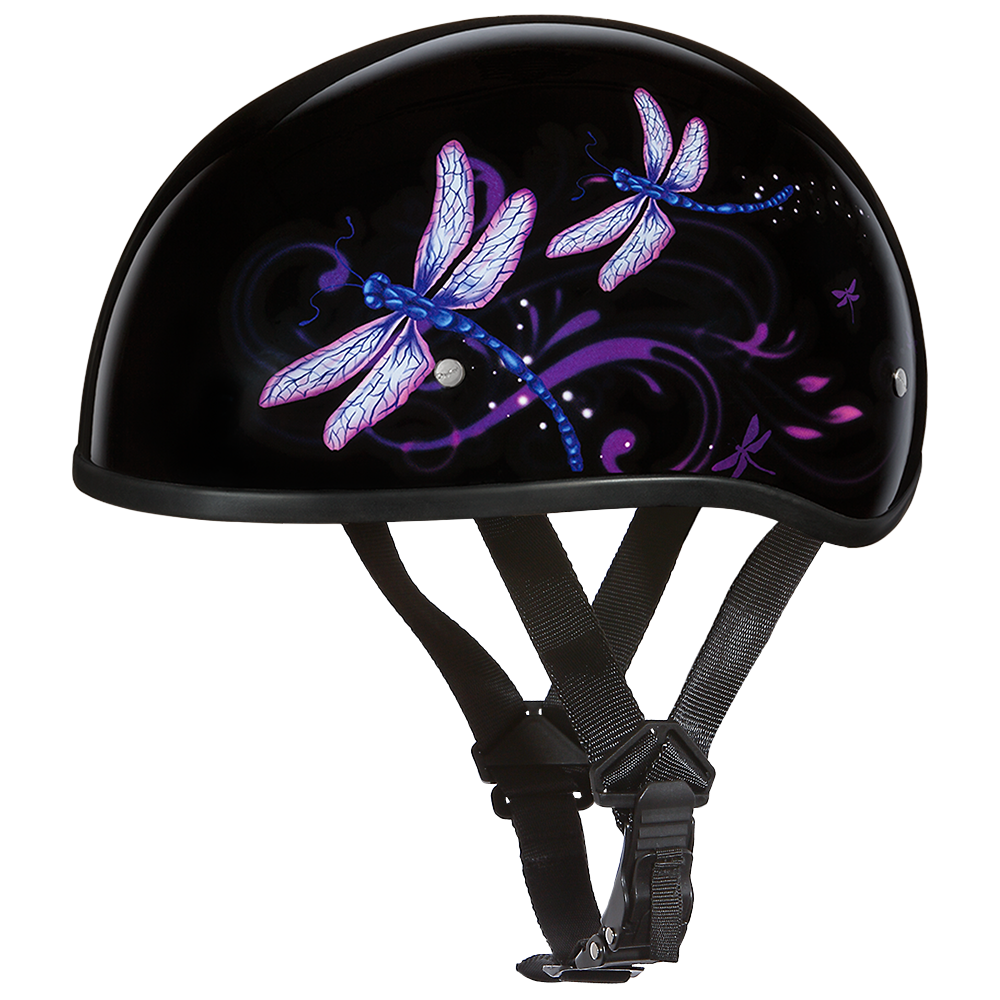 Motorcycle Graphic Half Face Helmet | Dragonfly