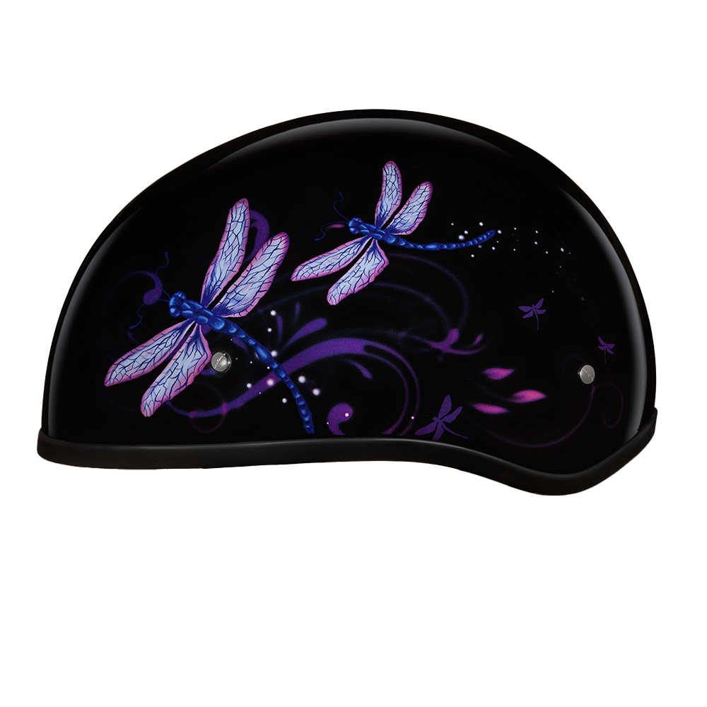 Motorcycle Graphic Half Face Helmet | Dragonfly
