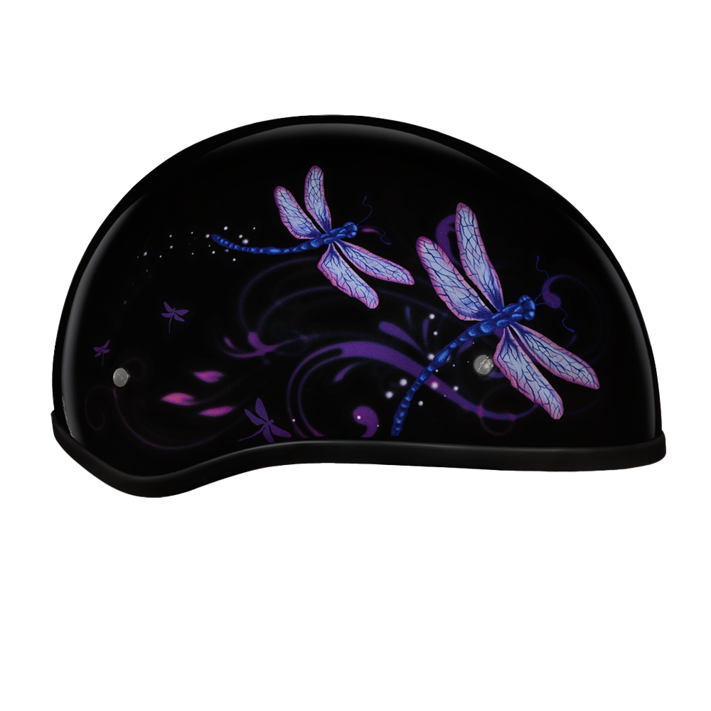 Motorcycle Graphic Half Face Helmet | Dragonfly