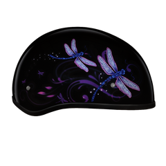 Motorcycle Graphic Half Face Helmet | Dragonfly