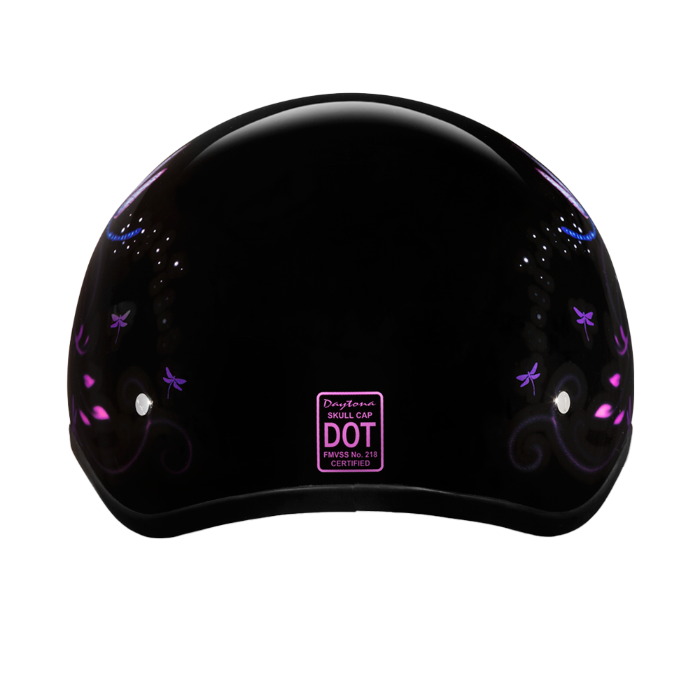 Motorcycle Graphic Half Face Helmet | Dragonfly