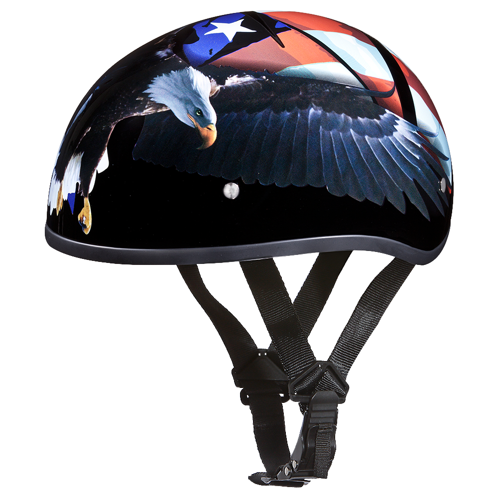 Motorcycle Graphic Half Face Helmet | Freedom