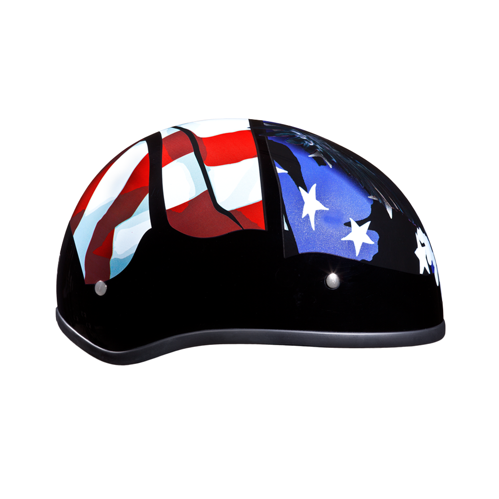 Motorcycle Graphic Half Face Helmet | Freedom