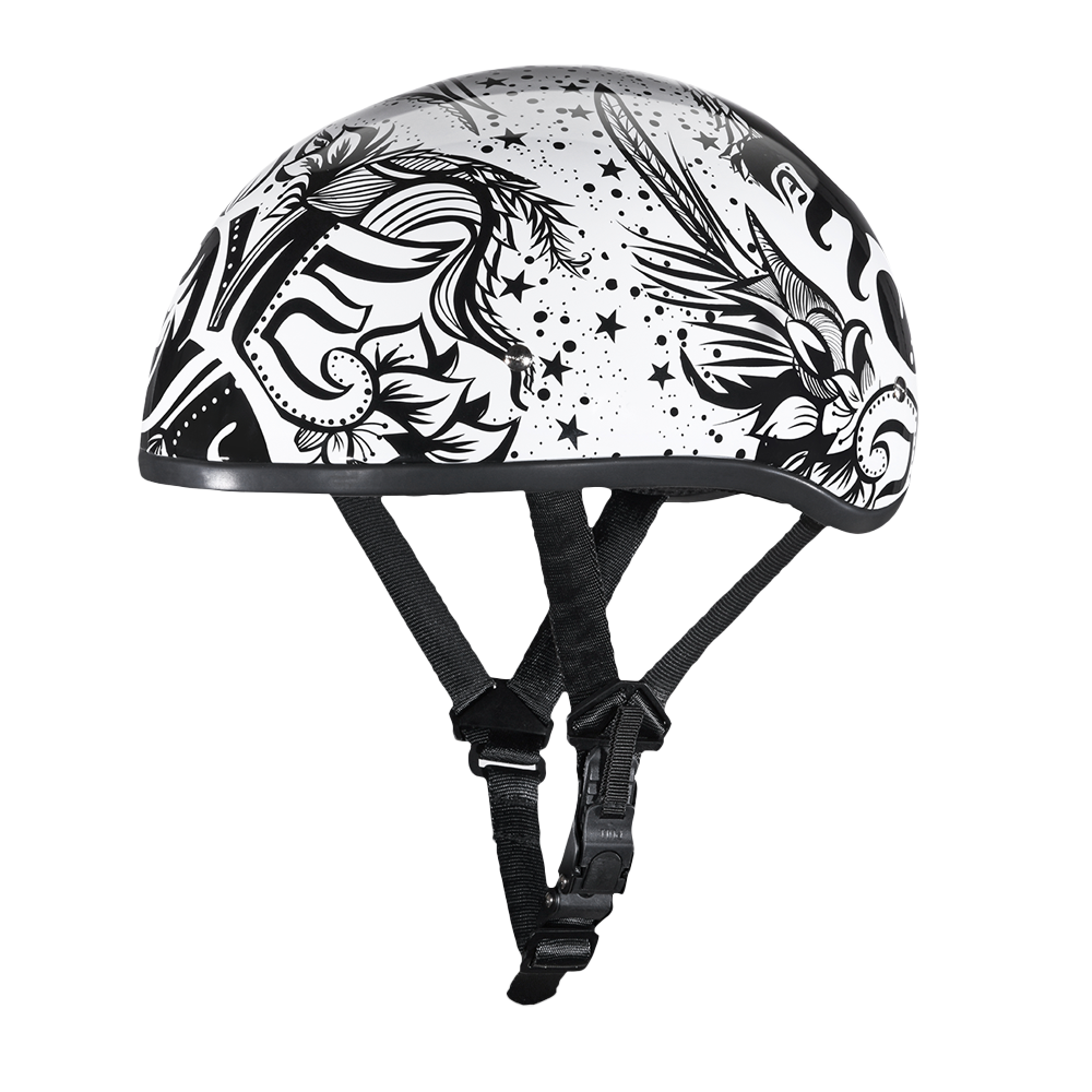 Motorcycle Graphic Half Face Helmet | Lovesee