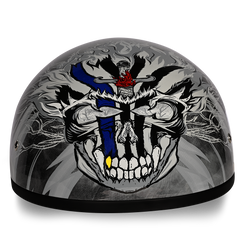 Motorcycle Graphic Half Face Helmet | Thunder