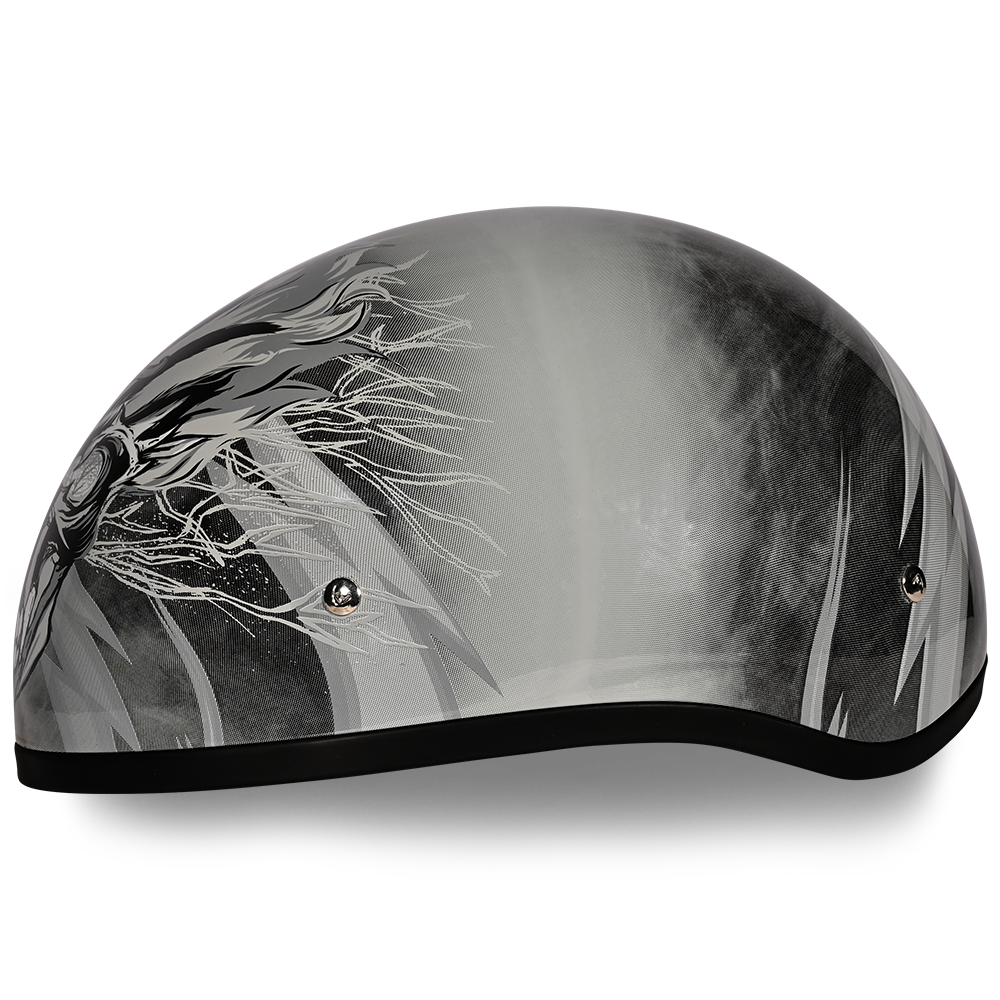 Motorcycle Graphic Half Face Helmet | Thunder
