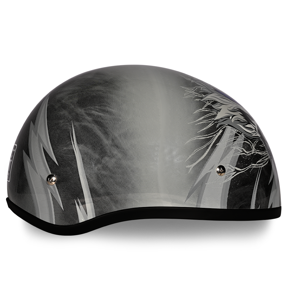 Motorcycle Graphic Half Face Helmet | Thunder