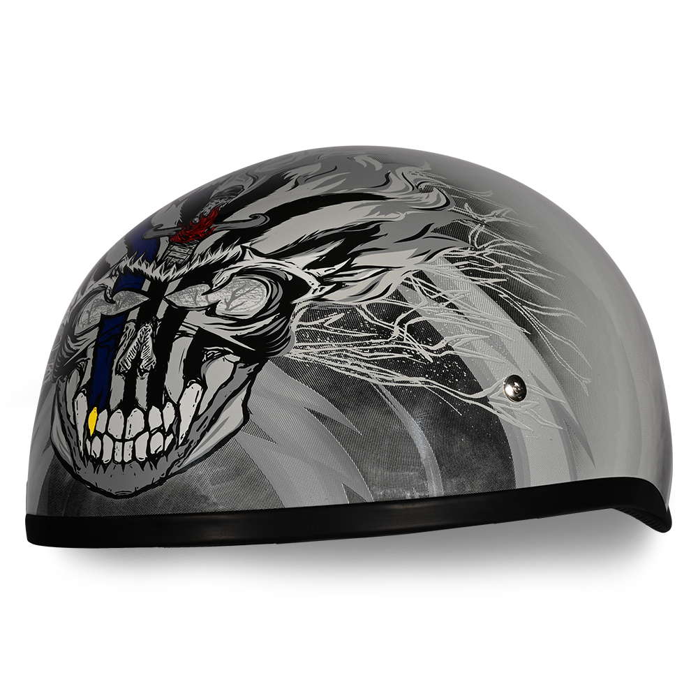 Motorcycle Graphic Half Face Helmet | Thunder