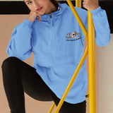 Rad Biker Babe Embroidered Champion Jacket