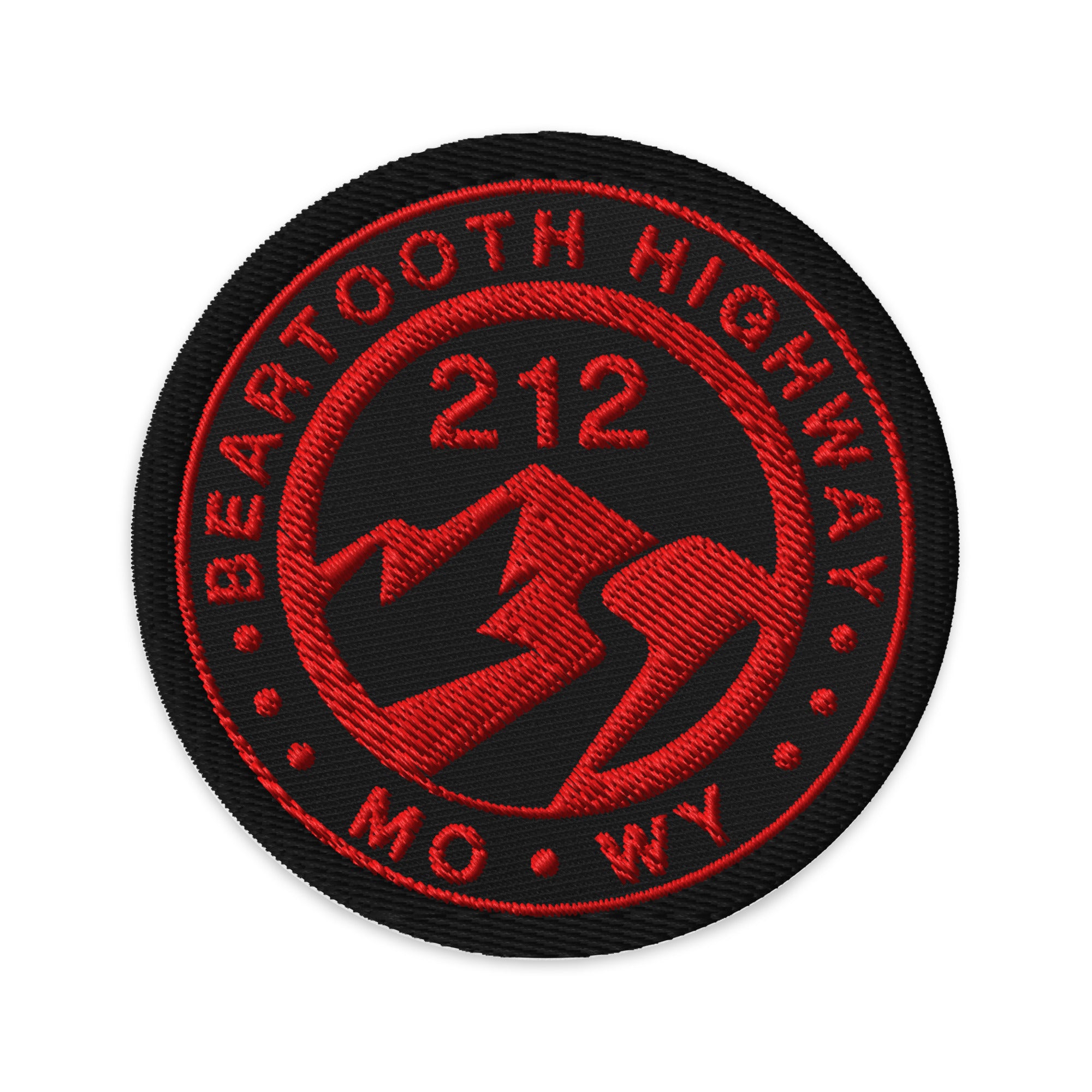 Beartooth Highway 212 Embroidered Patch