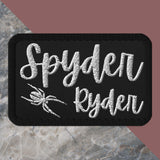 Spyder Ryder Embroidered Patch (3.5 x 2.6)