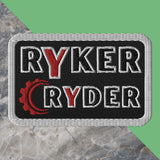 Ryker Ryder Embroidered Patch (3.5 x 2.6)