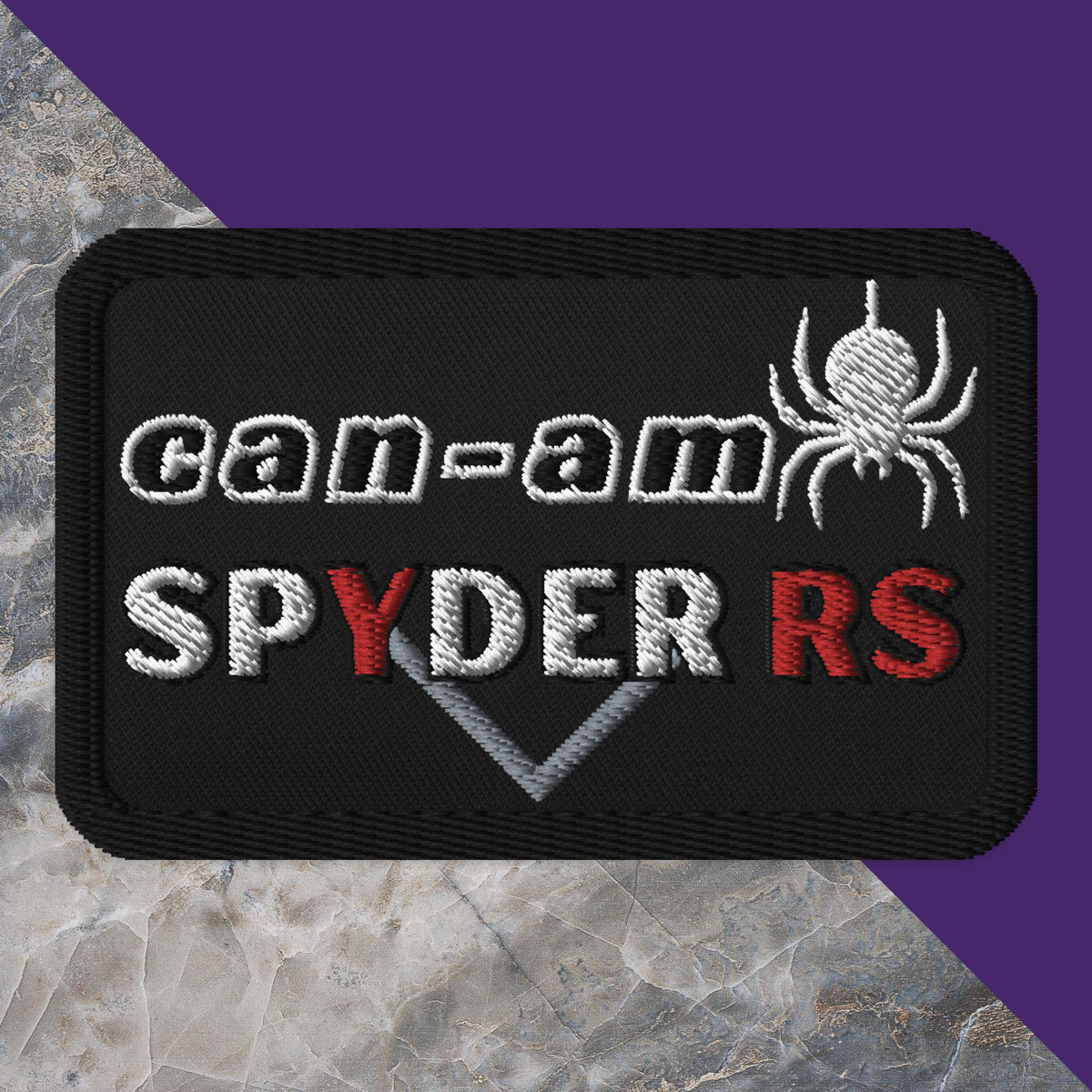 Can-Am Spyder RS Embroidered Patch (3.5 x 2.6)