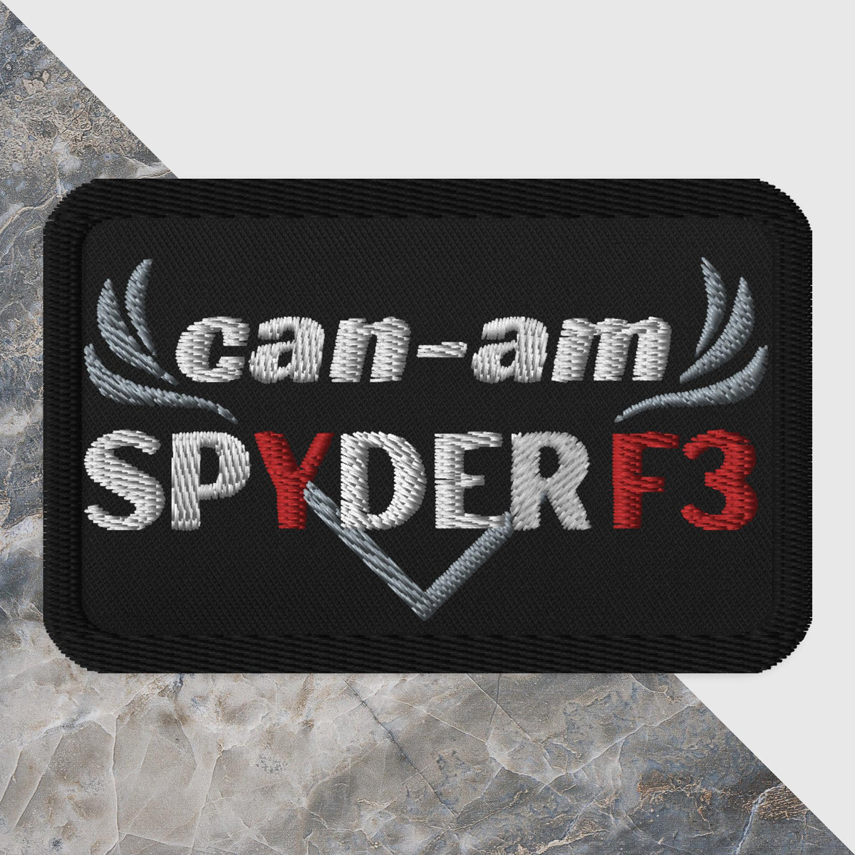 Can-Am Spyder F3 Embroidered Patch (3.5 x 2.6)