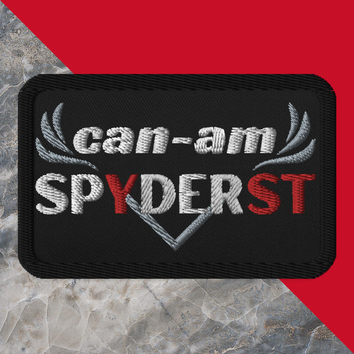 Can-Am Spyder ST Embroidered Patch (3.5 x 2.6)