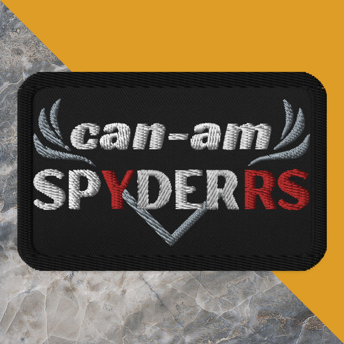 Can-Am Spyder RS Embroidered Patch (3.5 x 2.6)