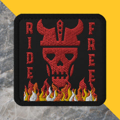 Viking Biker Embroidered Patch