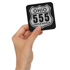 Ohio 555 Triple Nickle Embroidered Motorcycle Patch