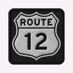 U.S. 12 Northwest Passage Embroidered Motorcycle Patch