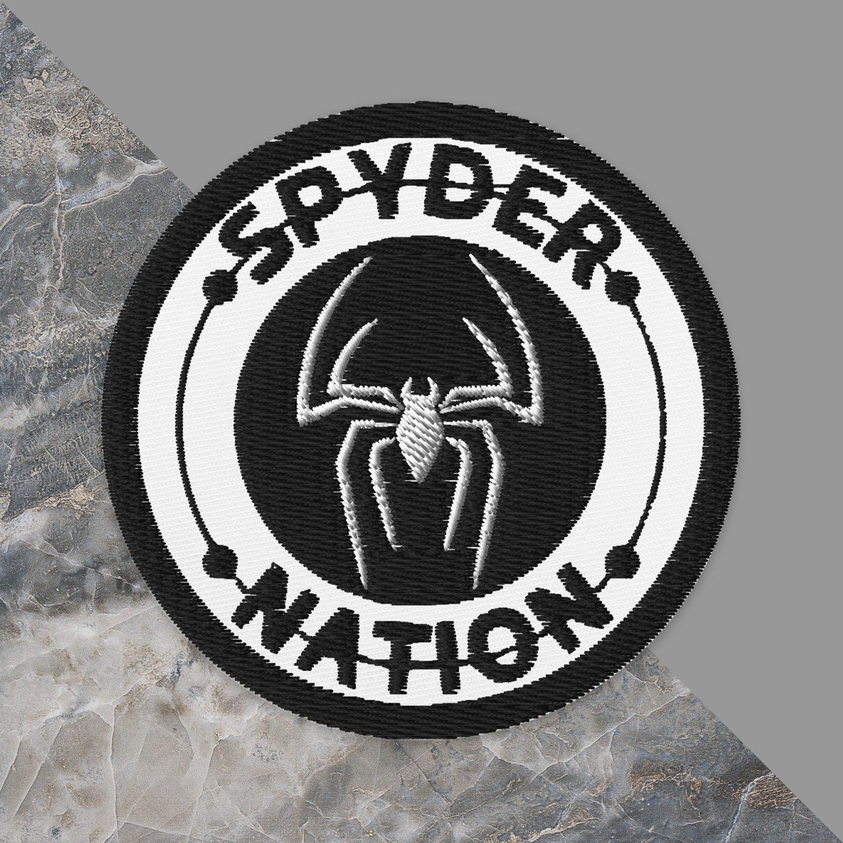 Spyder Nation Embroidered Patch (3x3)