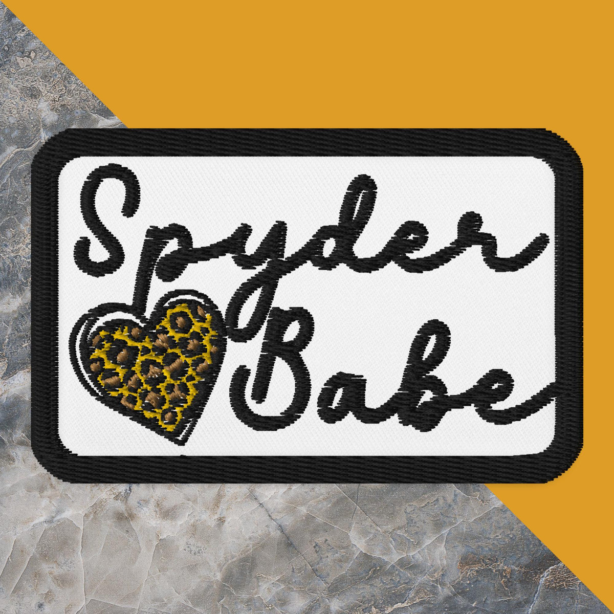 Spyder Babe Embroidered Patch (3.5 x 2.6)