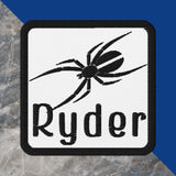 Spyder Ryder Embroidered Patch (3x3)