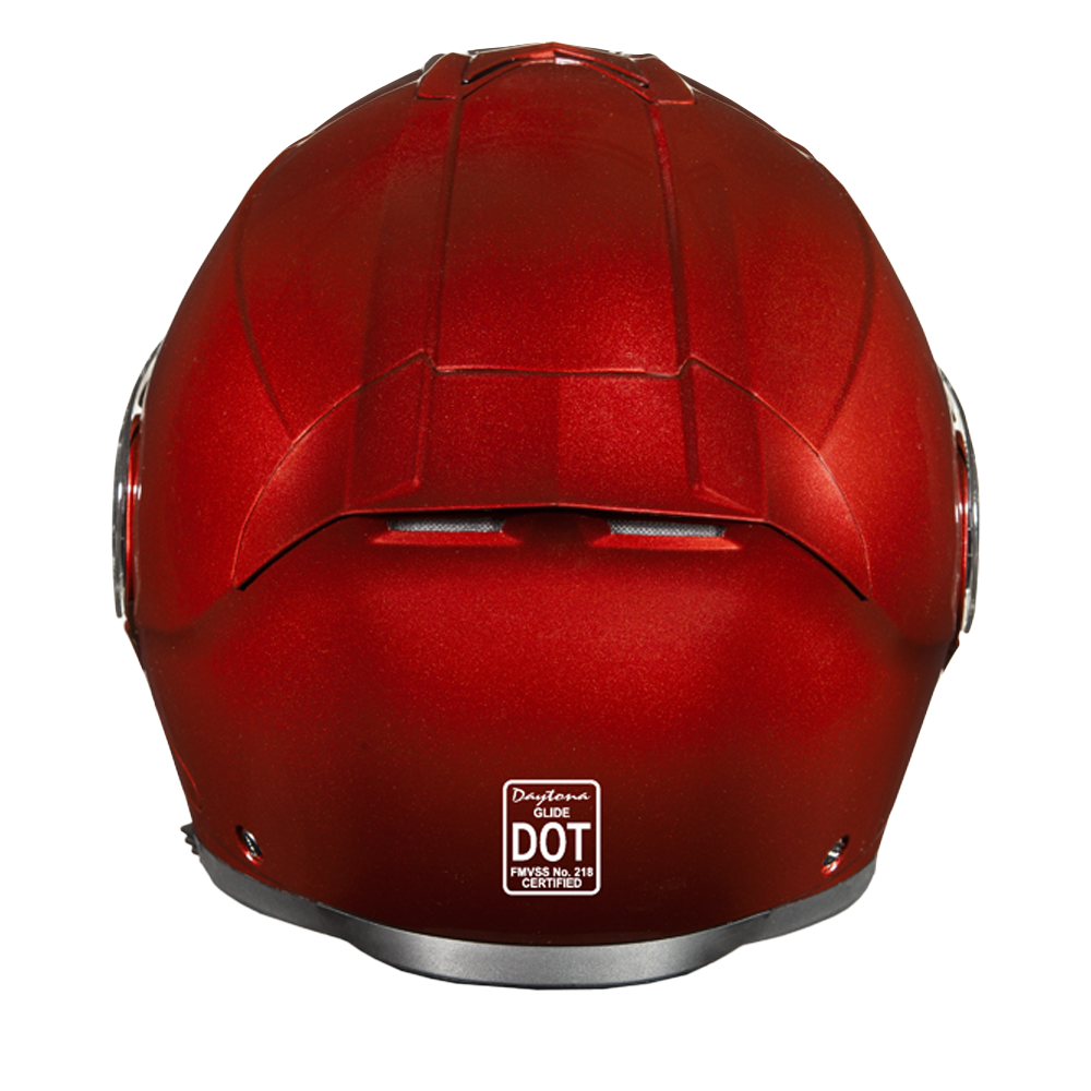 Daytona Glide Modular Motorcycle Helmet | Black Cherry