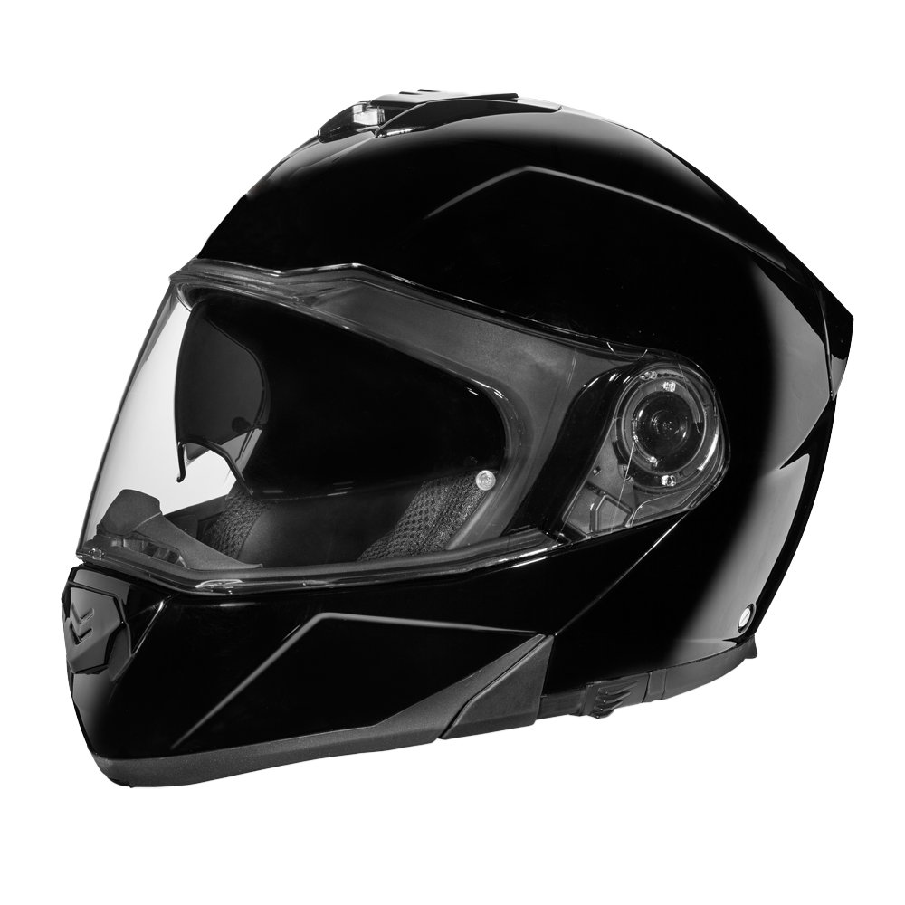 Daytona Glide Modular Motorcycle Helmet | Hi-Gloss Black