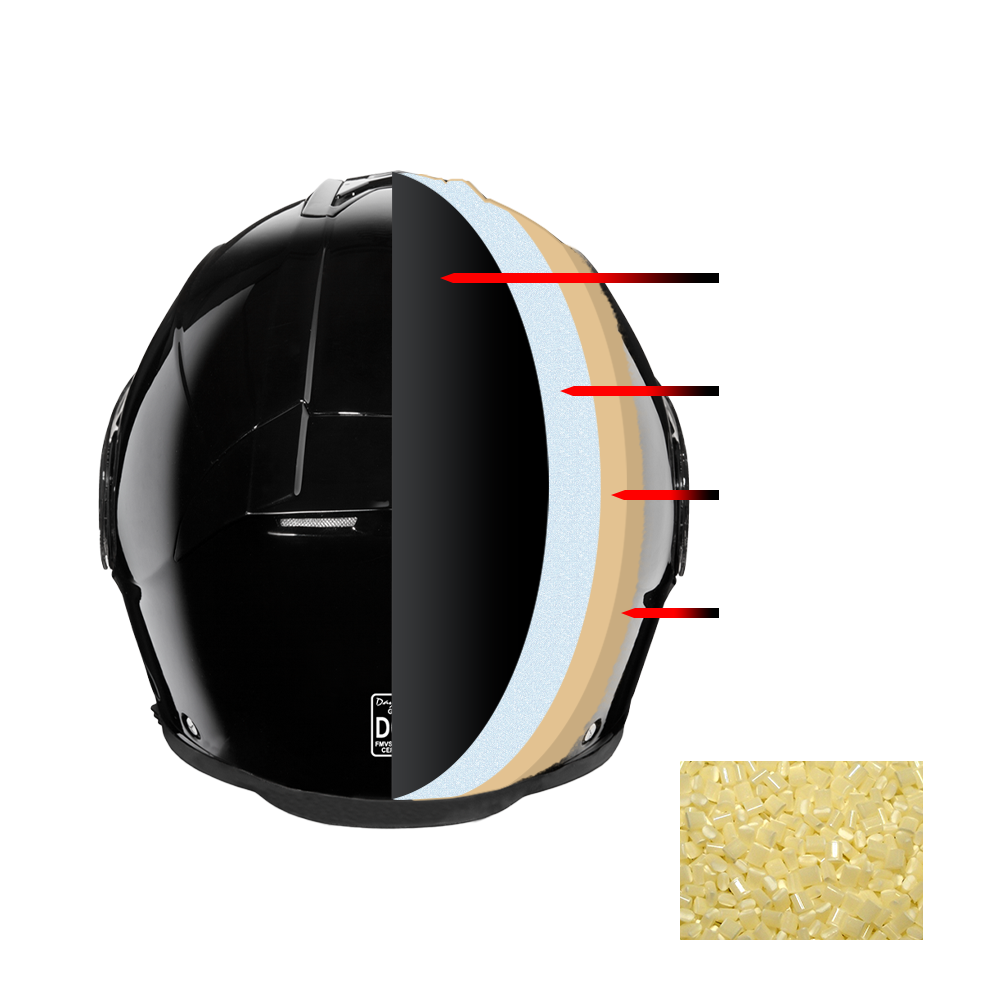 Daytona Glide Modular Motorcycle Helmet | Hi-Gloss Black