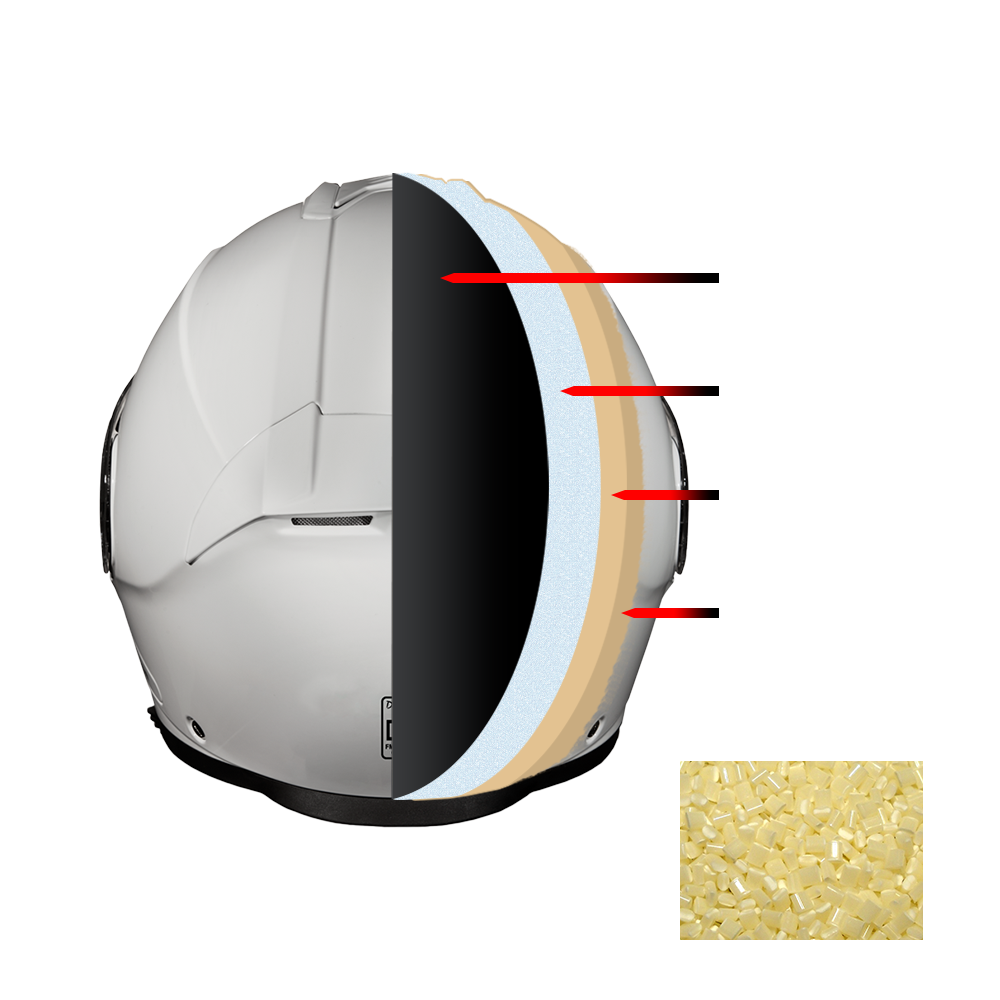 Daytona Glide Modular Motorcycle Helmet | Hi-Gloss White