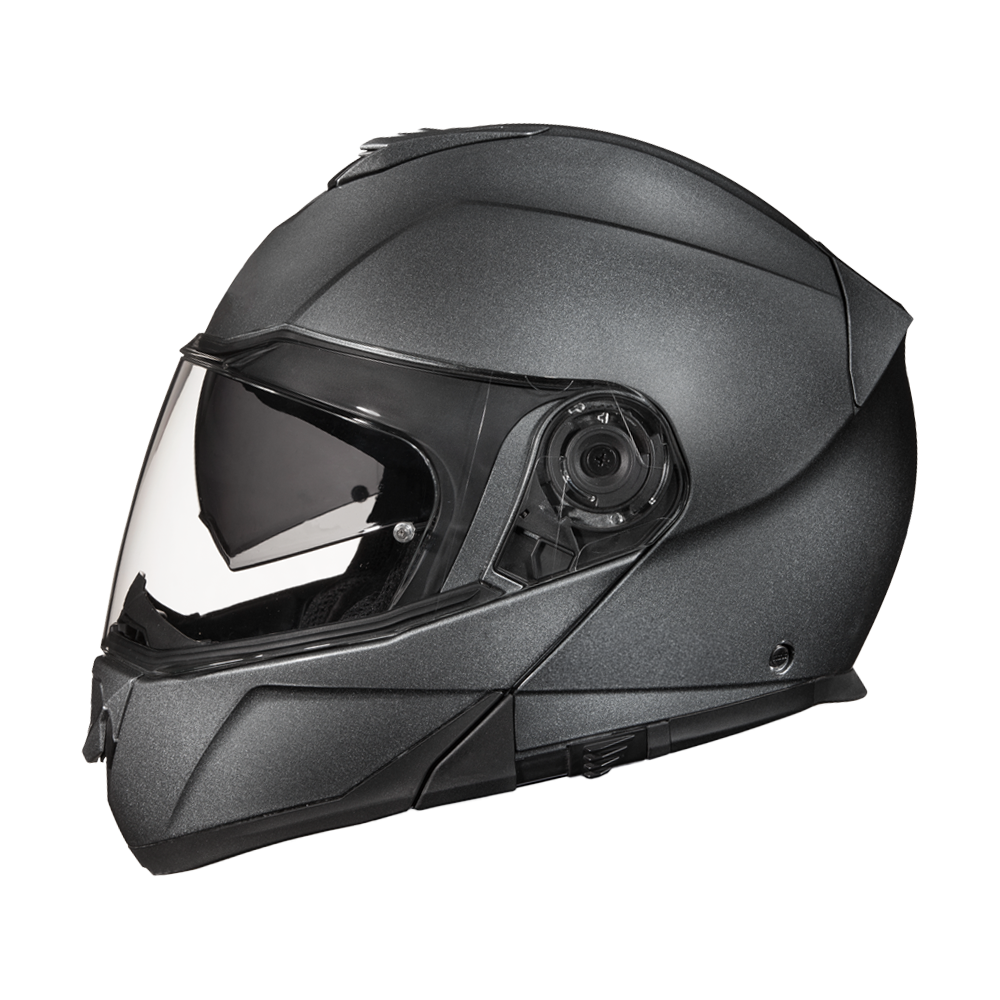Daytona Glide Modular Motorcycle Helmet | Gun Metal Grey Metallic