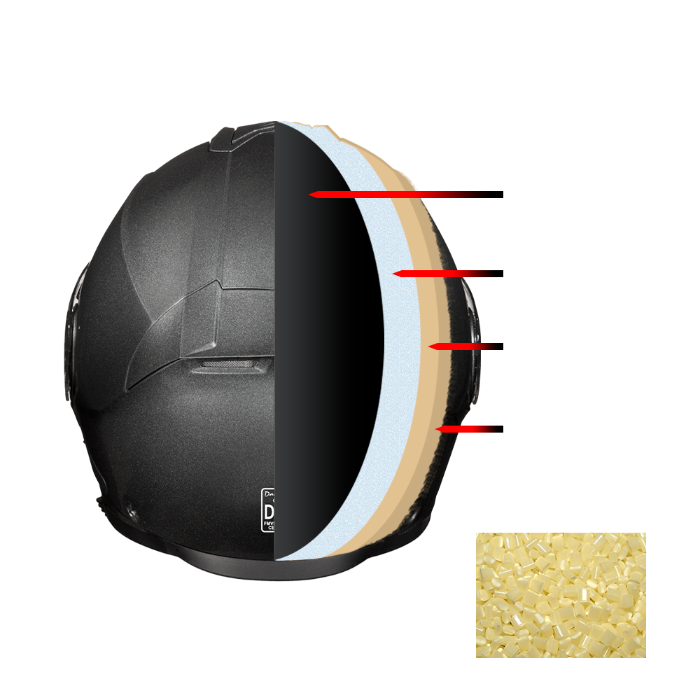 Daytona Glide Modular Motorcycle Helmet | Gun Metal Grey Metallic