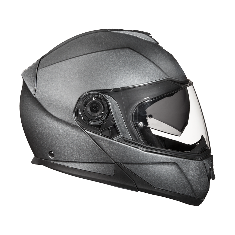 Daytona Glide Modular Motorcycle Helmet | Gun Metal Grey Metallic
