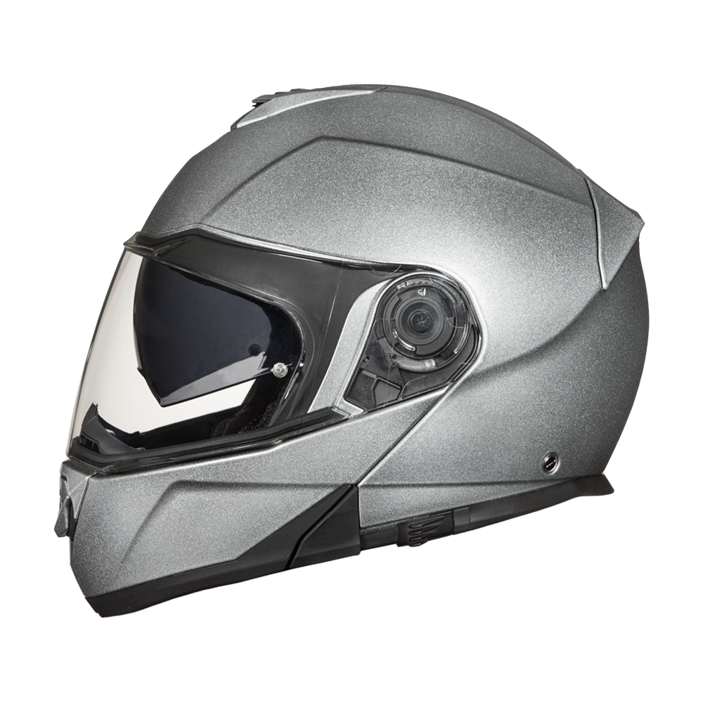 Daytona Glide Modular Motorcycle Helmet | Silver Metallic