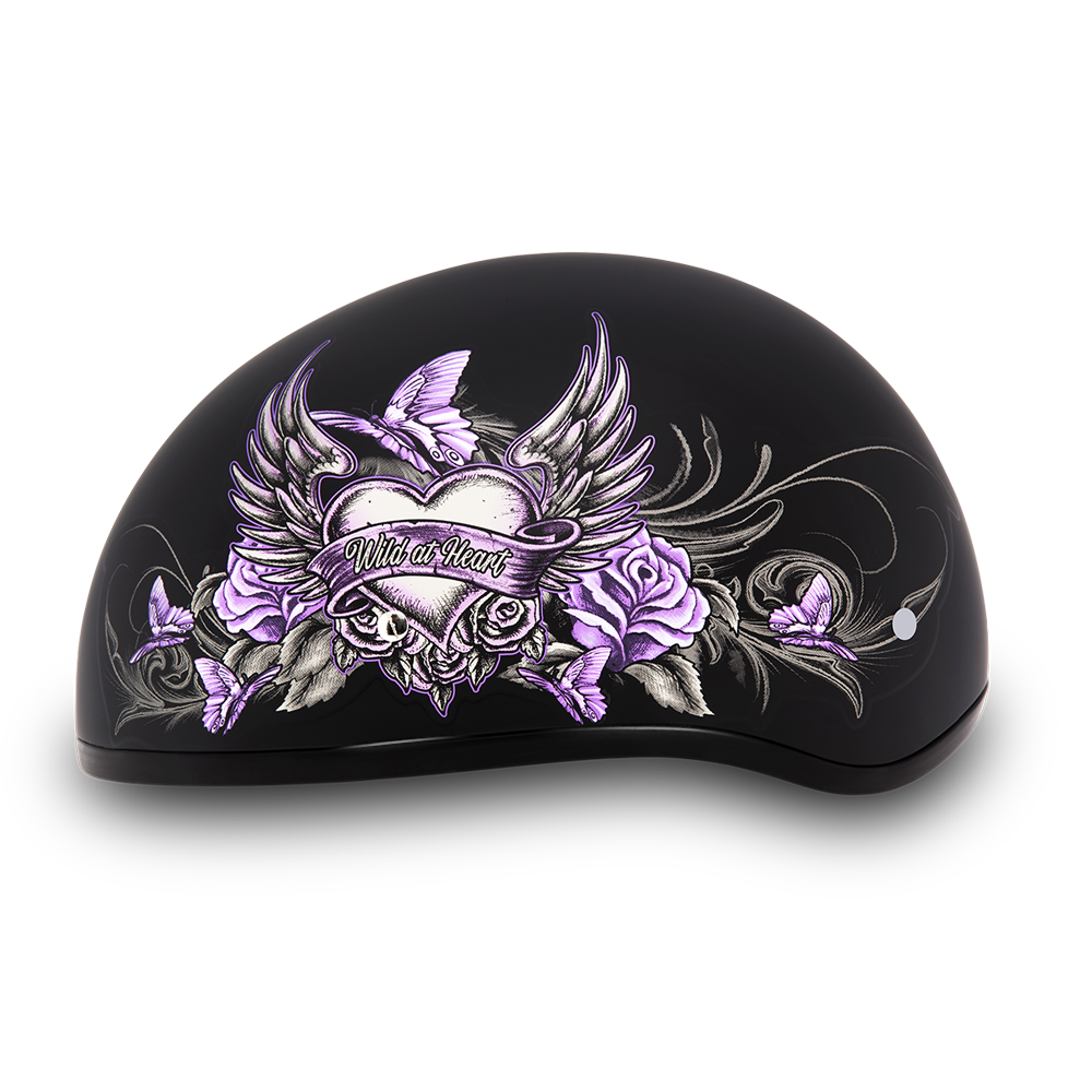 Motorcycle Graphic Half Face Helmet | Wild At Heart