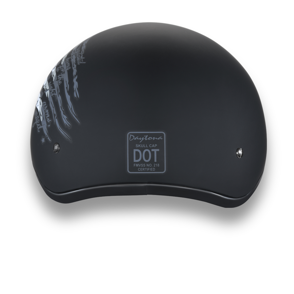 Motorcycle Graphic Half Face Helmet | 2nd Amendment