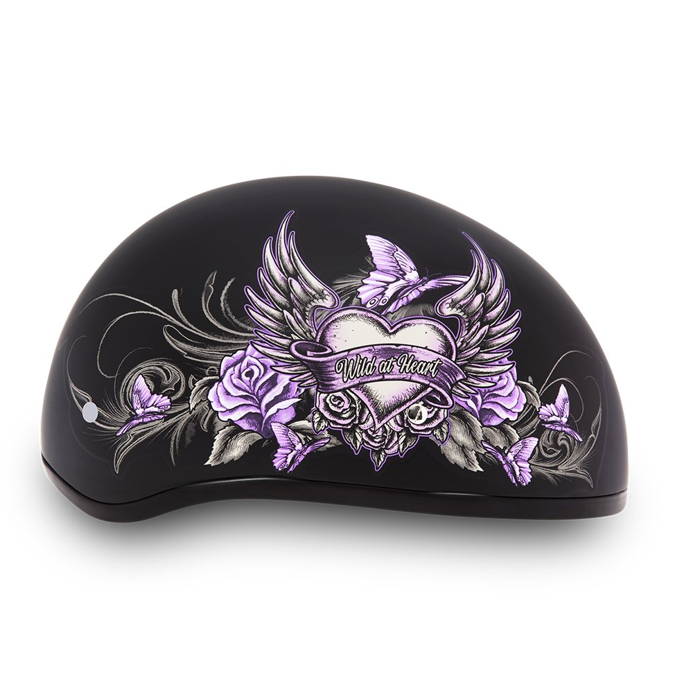Motorcycle Graphic Half Face Helmet | Wild At Heart