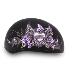 Motorcycle Graphic Half Face Helmet | Wild At Heart