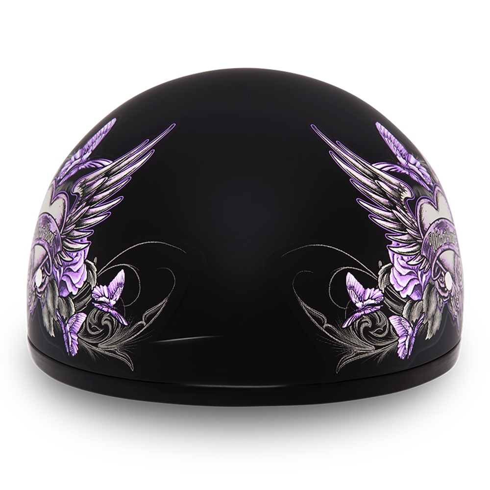 Motorcycle Graphic Half Face Helmet | Wild At Heart