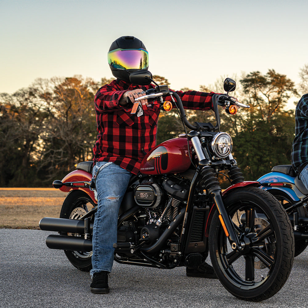 Daytona Glide Modular Helmet Outer Shield | Rainbow